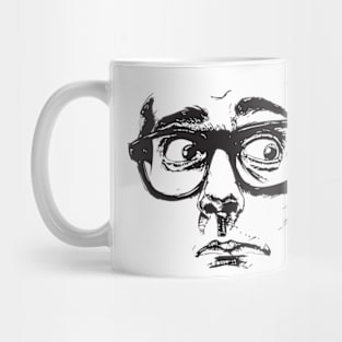 Vintage Nerdy Face Mug